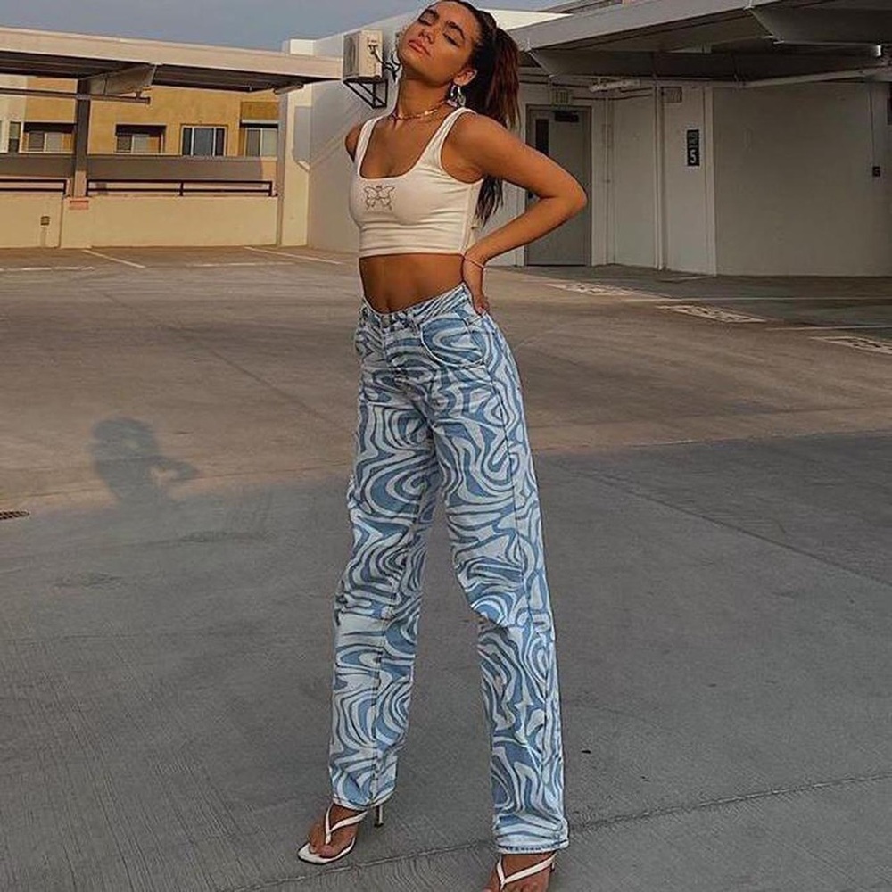 Tiger mist swirl sergio high waisted pants